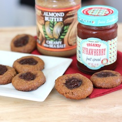 Almond Butter and Jelly Cookies!