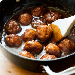 BBQ Chicken Meatballs