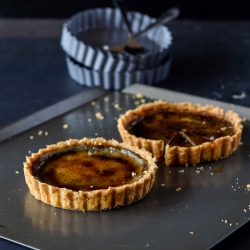 Blueberry Creme Brulee Tart