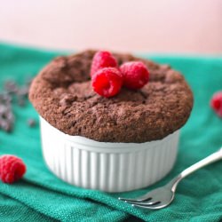 Healthy Chocolate Microwave Muffin