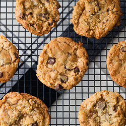 Toffee Almond Joy Cookies