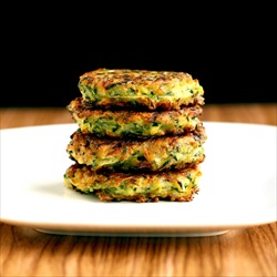 Eggless Zucchini Fritters