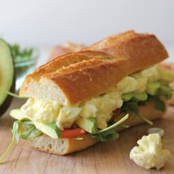 Greek Yogurt Egg Salad Sandwich