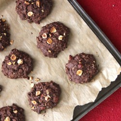 Double Chocolate Hazelnut Cookies