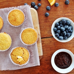 Honey Cornbread Muffins