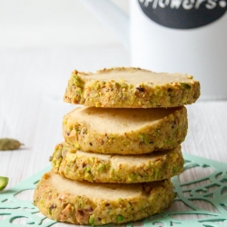 Pistachio & Cardamom Shortbreads