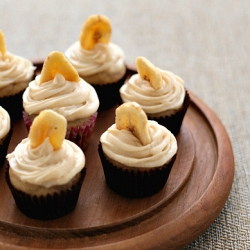 Banana Caramel Cupcakes