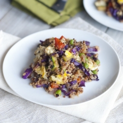 Chili Garlic Quinoa Stir Fry