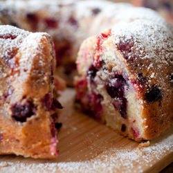 Mixed Berry Pound Cake