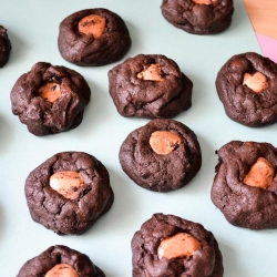 Triple Chocolate Marshmallow Cookie