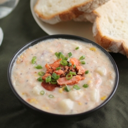 Salmon Corn Chowder