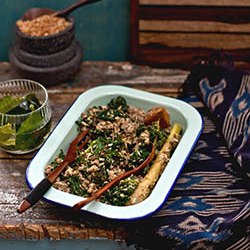 Tasak Telu (Karo Minced Meat Salad)