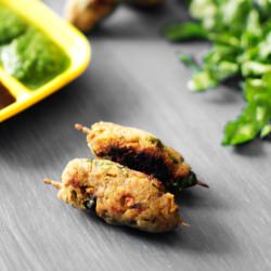 Vegetarian Seekh Kebab