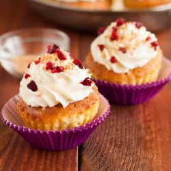 Tres Leches Coconut Cupcakes