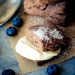 Chocolate Cream Cheese Scone