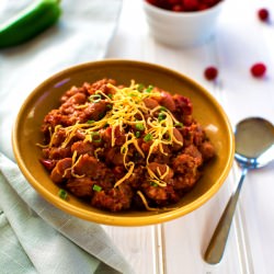 Vegan Cranberry Chili