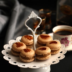 Coffee & Cognac Macarons