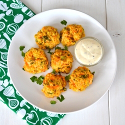 Crispy Cheesy Quinoa Bites