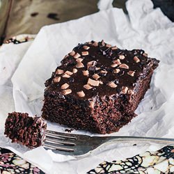 Texas Sheet Cake + Brownie Frosting