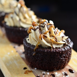 Chocolate Salted Caramel Cupcake