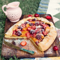 Free-form Summer Fruit Tart