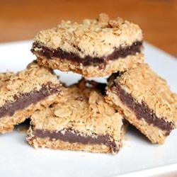 Nutella Fudge Crumble Bars