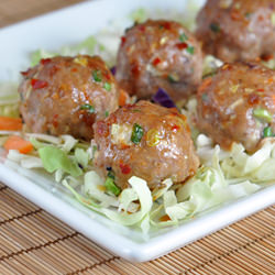 Asian Turkey Meatballs