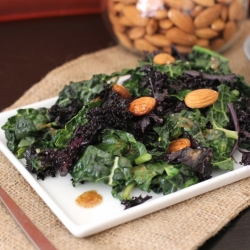 Kale Salad with Almond Dressing