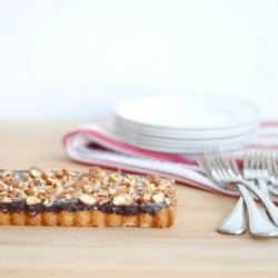 Dark Chocolate Caramel Tart