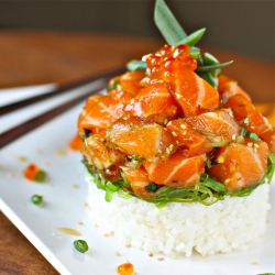 Hawaiian-style Salmon Poke