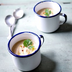 Roast Parsley Root & Lady Apple Soup