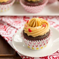 Cupcakes w/ Caramelized White Choc