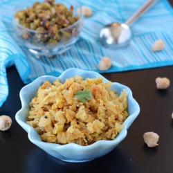 Cabbage Soya Chunks Curry