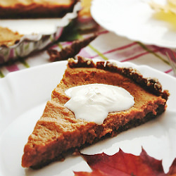 The Healthiest Pumpkin Pie Ever