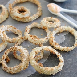 Coconut Baked Onion Rings