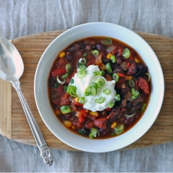 Quick and Easy Veggie Chili