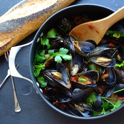 Mussels Marinara or Fra Diavolo