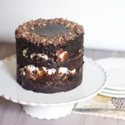 Chocolate Malt Layer Cake