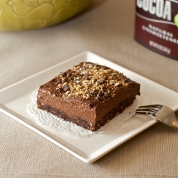 Raw Brownies with Chocolate Banana