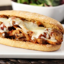 Mushroom Marinara Sandwiches