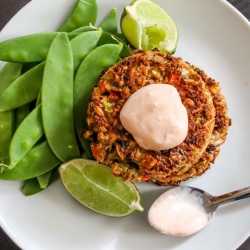 Coconut Curry Salmon Cakes