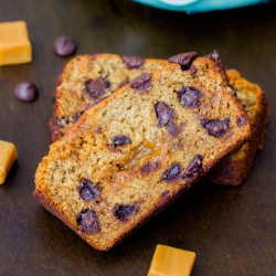 Caramel Swirl Banana Bread