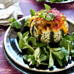 Stuffed Sweet Dumpling Squash