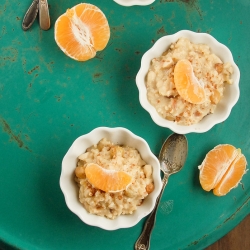 Coconut Tangelo Rice Pudding