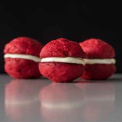 Red Velvet Whoopie Pies