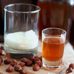 Homemade Hazelnut Liqueur