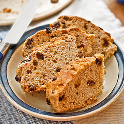 Irish Soda Bread with Raisins