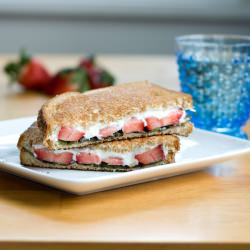 Strawberry Basil Grilled Cheese