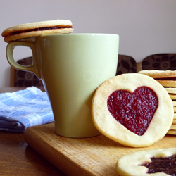 Biscuits with Jam