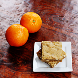 Cardamom Orange White Choc Blondies